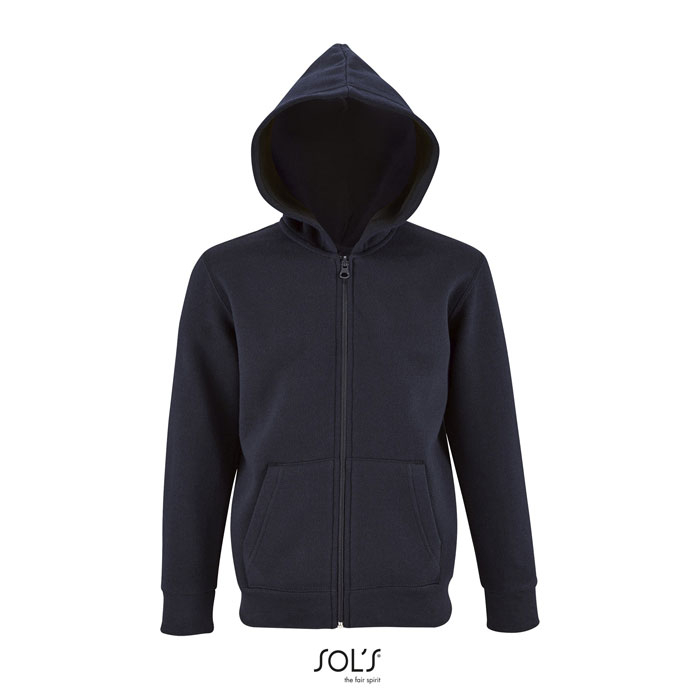 Hoodie enfant publicitaire molletonné 260g - STONE French Marine
